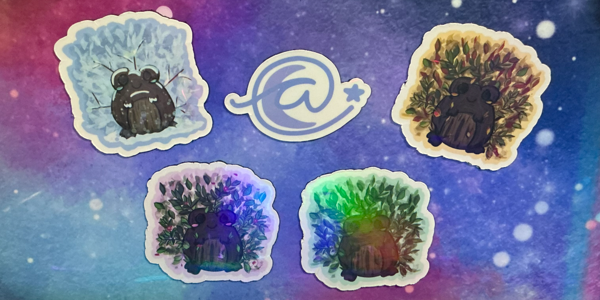 One Prototype Handmade Laminated Fridge Magnet